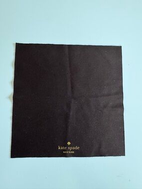 NWOT dark brown Kate Spade microfiber eyeglass lens cloth